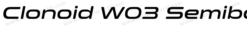 Clonoid W03 Semibold字体转换